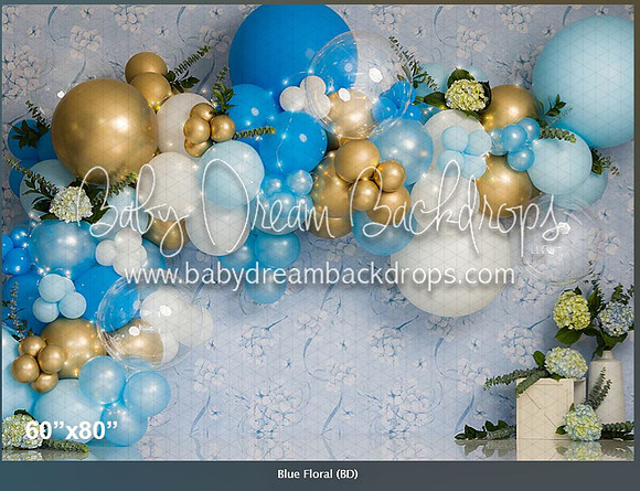 B10- Blue Floral
