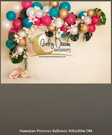 B90- Hawaiian Princess Balloons