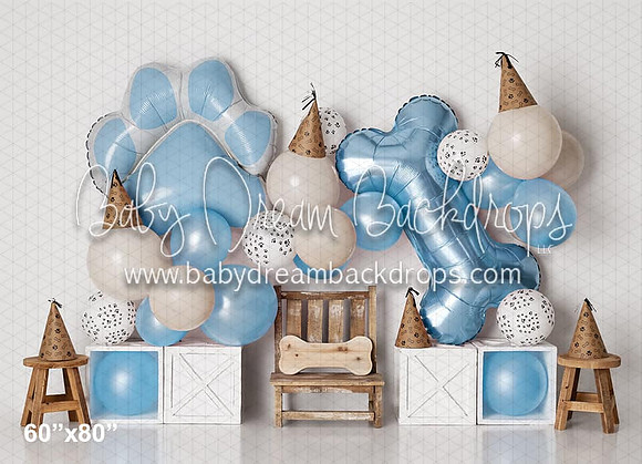 B98- Puptastic- Blue